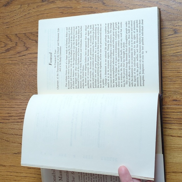 Vintage First Edition Responsibility In Mass Communication Wilbur Schramm Book - Picture 9 of 16